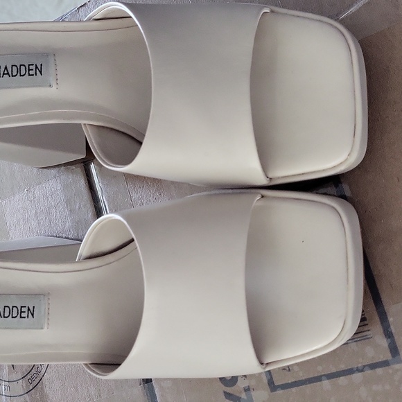Steve Madden Platform Christo/criso2S1 Sandals 👡 Leather Upper - Picture 6 of 6
